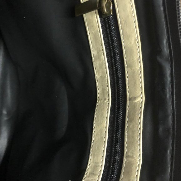 Allan Edward Vintage Leather Painted  Signed Clutc - Picture 6 of 11